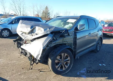 2015 Hyundai Santa Fe Sport 2.4L from USA, damaged, VIN 5XYZU3LB9FG256067